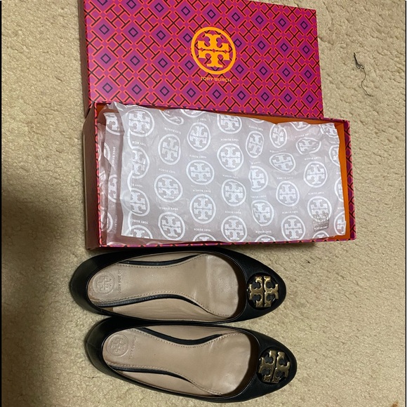 🔥🔥TORY BURCH FLAT BLACK 🔥🔥 9 1/2 - Picture 9 of 11